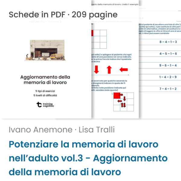[PDF] Potenziare la memoria di lavoro nell'adulto vol. 3 - Aggiornamento della memoria di lavoro