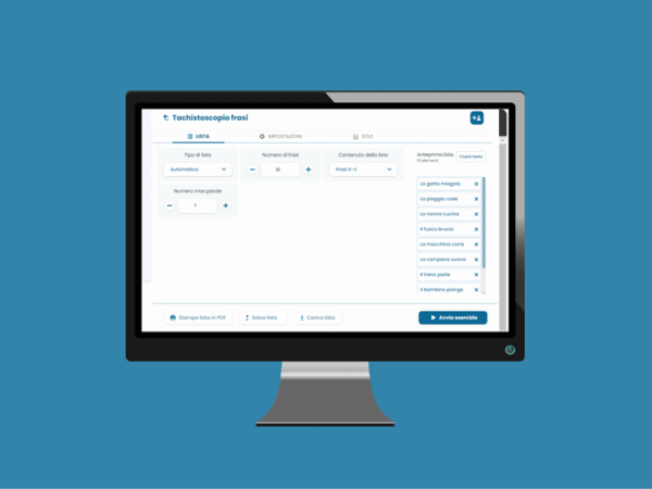 Tachistoscopio Frasi Offline per PC e Mac