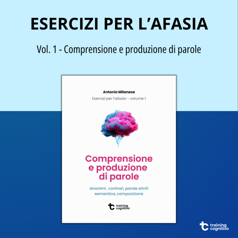 Comprensione e produzione di parole – Esercizi per l’afasia 1 in PDF