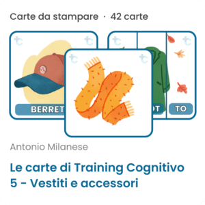 Le carte di Training Cognitivo 5: Vestiti e accessori