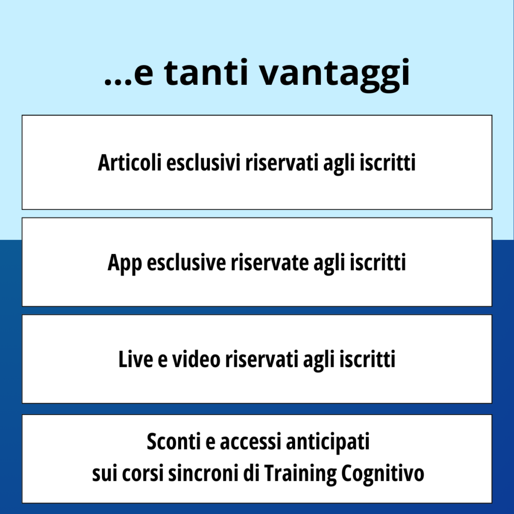 Training Cognitivo - Membership 3