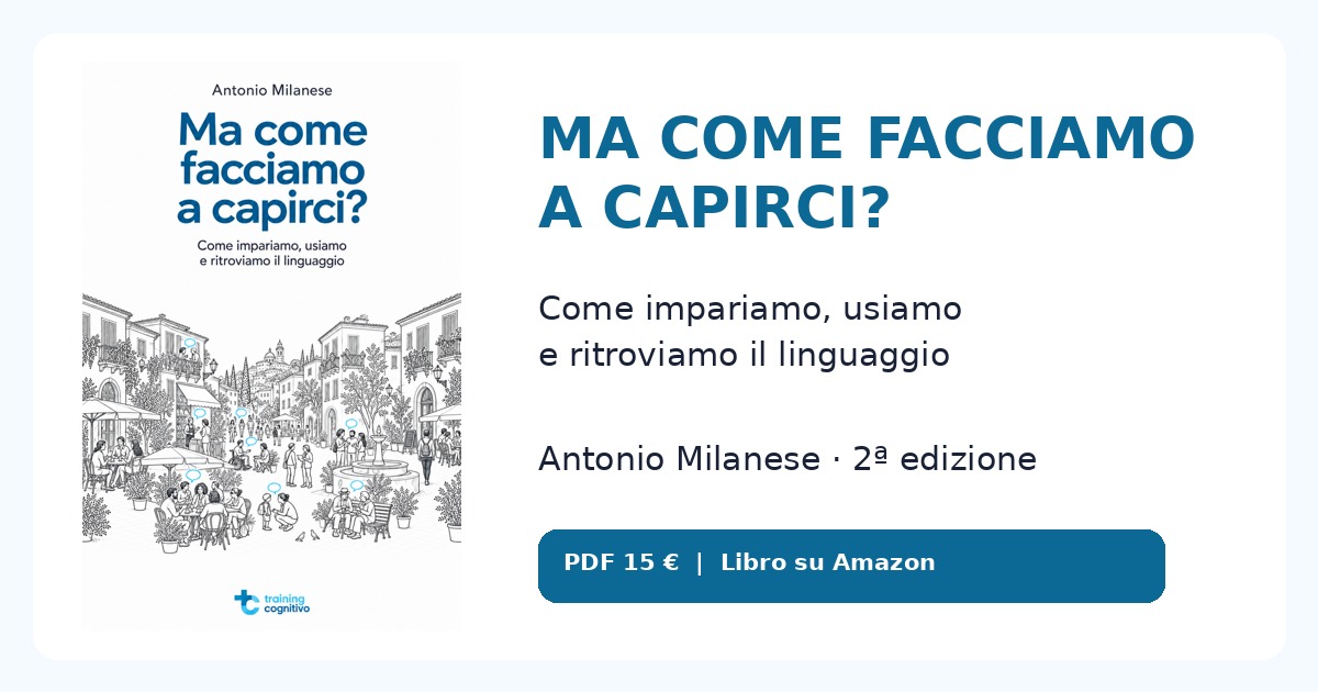 Ma come facciamo a capirci? - Antonio Milanese, seconda edizione. PDF a 15 euro e cartaceo su Amazon