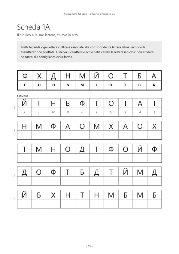 Esempio 1 delle attività del volume 2C