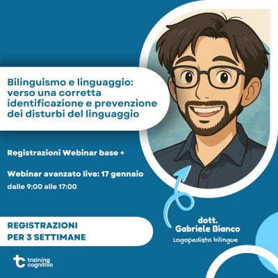 Bilinguismo e linguaggio registrazioni base e avanzato